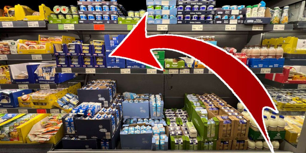 Wo soll das noch hinführen? Kunden von Aldi, Lidl &amp; Co. blicken ratlos ins Kühlregal