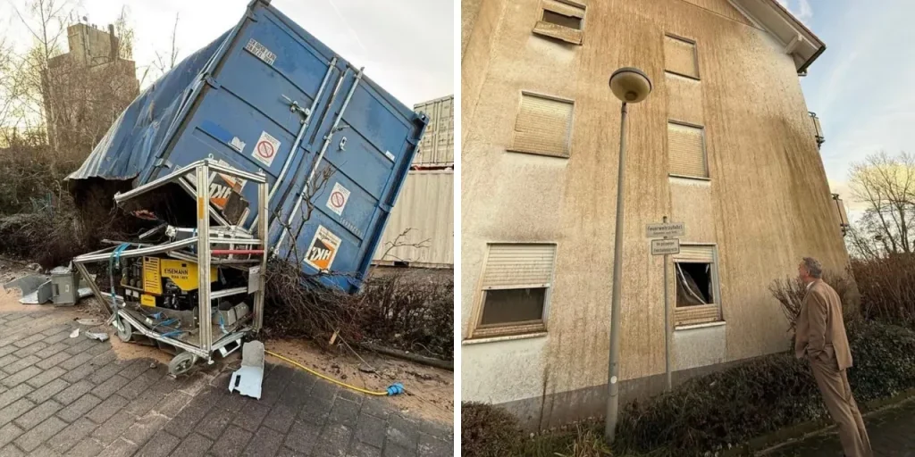 Demolizione controllata a Hanau finisce in tragedia: 28 abitazioni danneggiate e 58 senza casa