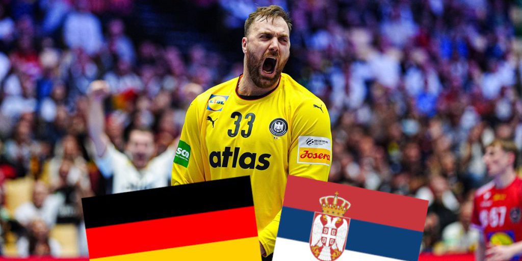 Handball EM 2026: Germania–Serbia, Gislason segna gol per la propria squadra