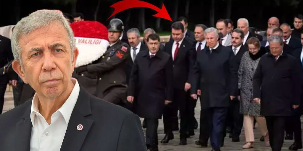 Anıtkabir'de dikkat çeken kare! Mansur Yavaş, kendisi için soruşturma izni isteyen başsavcıyla yan yana