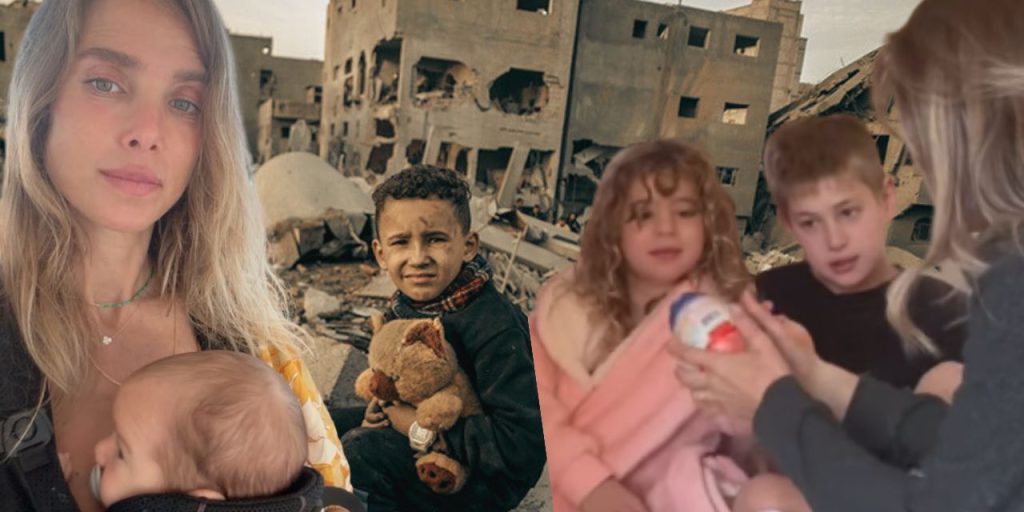 Anne olduğunu unuttu... İsrailli modelden Filistinli çocuklara skandal ifadeler