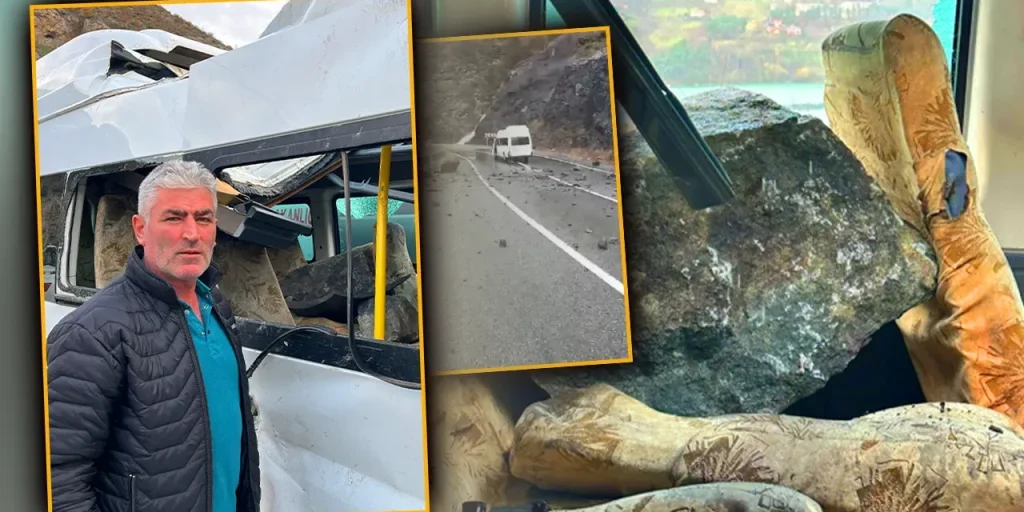 Artvin: autista sopravvissuto a incidente con rocce che travolsero un minibù