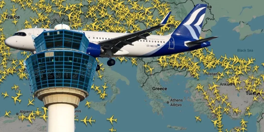 Interferenza parassitaria interrompe il traffico aereo a Atene