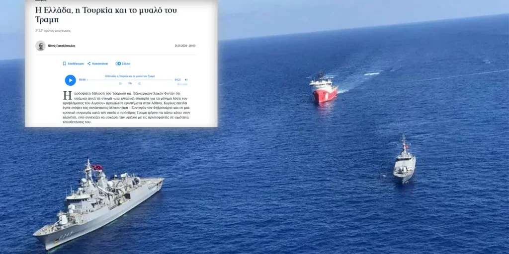 Atene preoccupata per l'influenza degli USA sul Mar Egeo e le rivendicazioni turche