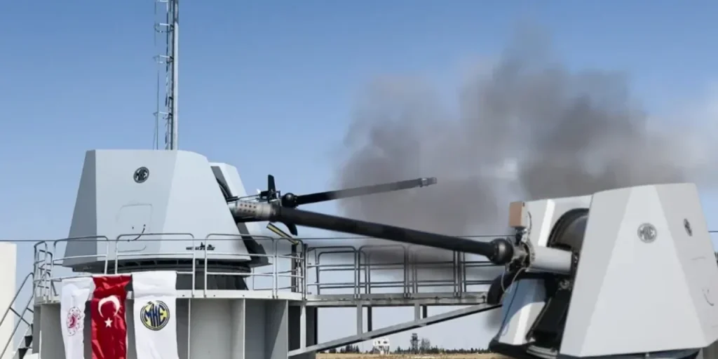 Turquia esporta il cannone navale DENİZHAN‑76 in Romania, primo armamento europeo