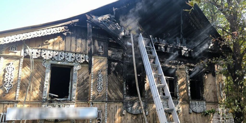 В Тейковском районе сгорел частный дом