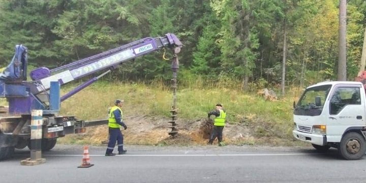 На пути к «Горе Филина» в Карелии появятся новые уличные фонари