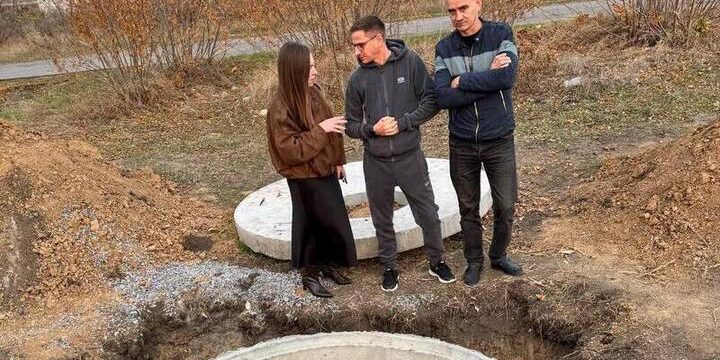 В Приморске подходят к завершению работы по прокладке трубопровода