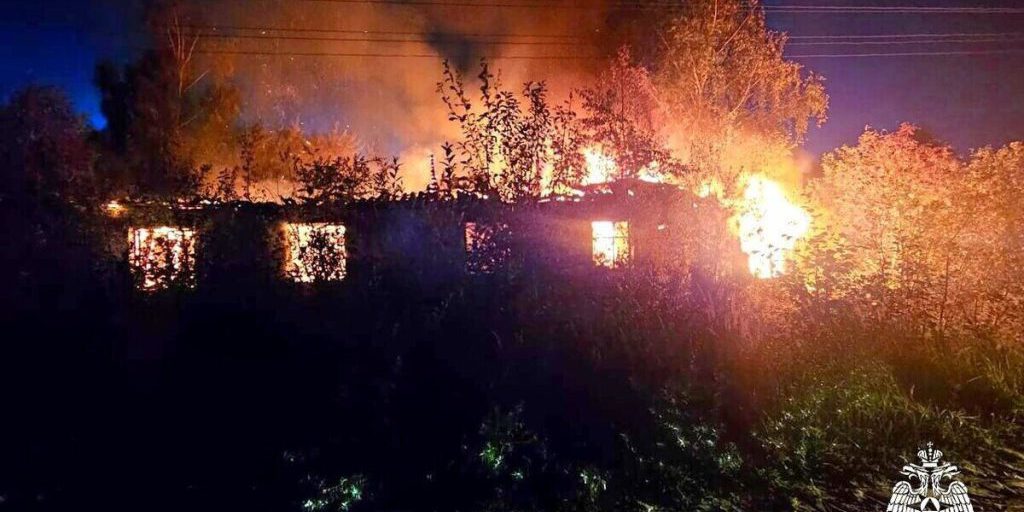 В Холм-Жирковском районе на пожаре погиб мужчина