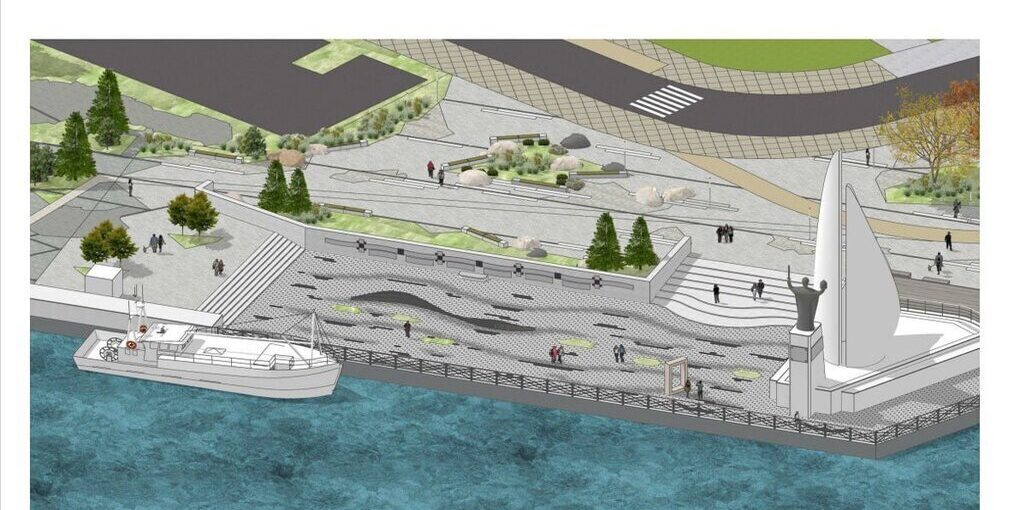 В Калининграде благоустроят набережную Петра Великого