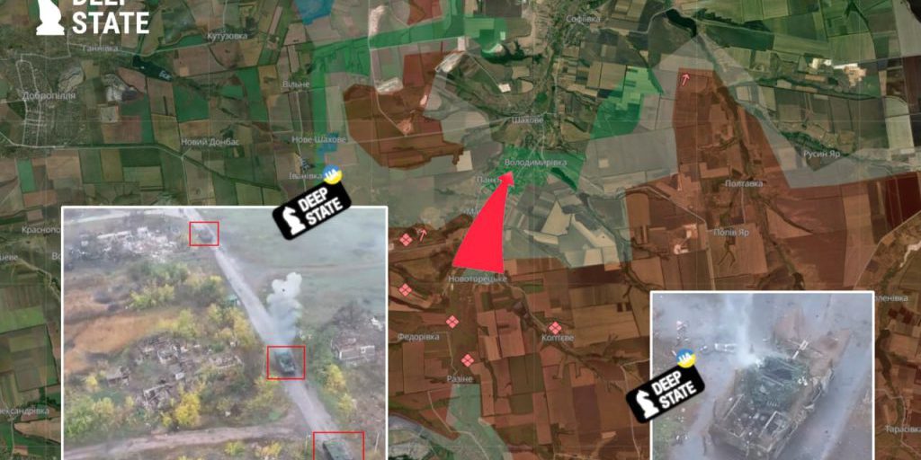 Scontri nell'Oblast di Donetsk: Russi Lanciano Assalti su Volodymyrivka con Veicoli Corazzati, ma Subiscono Perdite