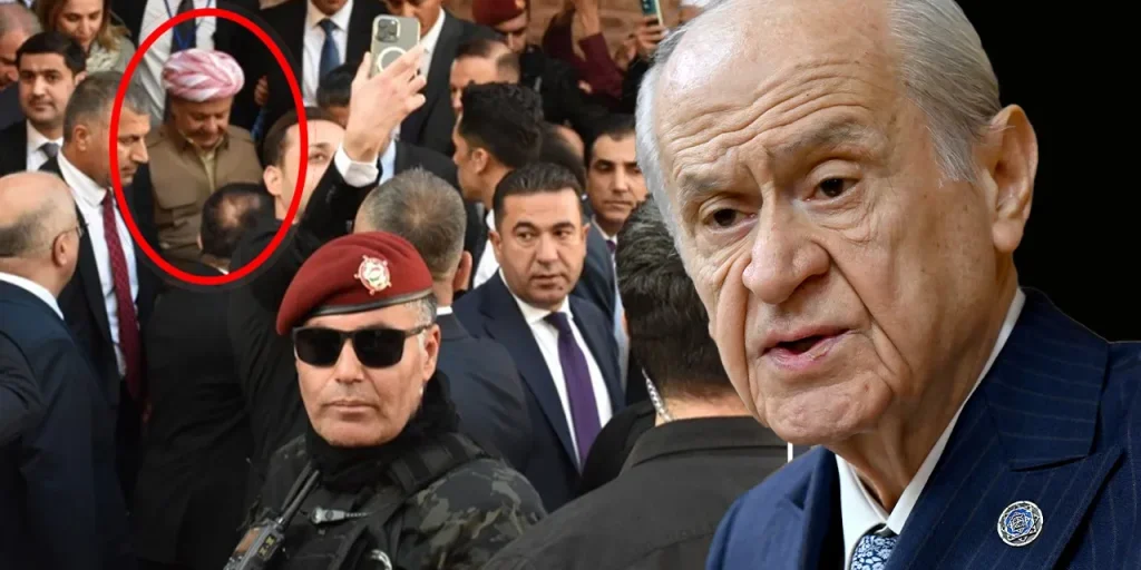 Visita di Mesut Barzani a Şırnak con soldati Peshmerga: reazioni negative da parte di Bahçeli