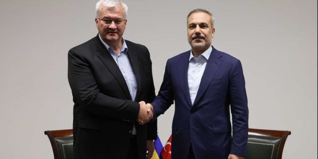 Bakan Fidan, Ukraynalı mevkidaşı Sybiha ile görüştü