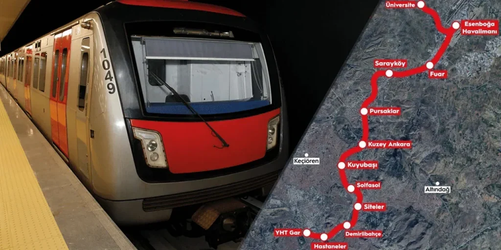Lancio lavori 2026 per la metropolitana YHT Gar–Esenboğa Airport: 36 km di tracciato