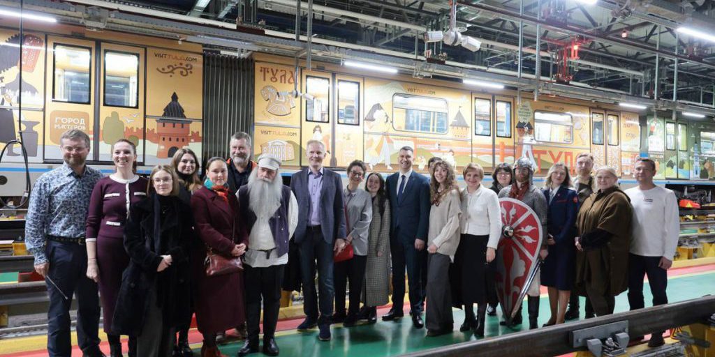 Treno a tema di Tula lanciato a Mosca per promuovere la cultura e il turismo della regione