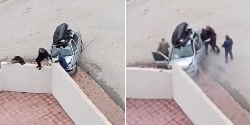 Bilecik’te adliye çıkışı kavga: Aracını husumetlilerinin üzerine sürdü!