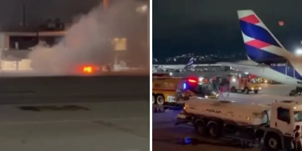 Incendio su carrello bagagli all'aeroporto di Guarulhos, passeggeri evacuati