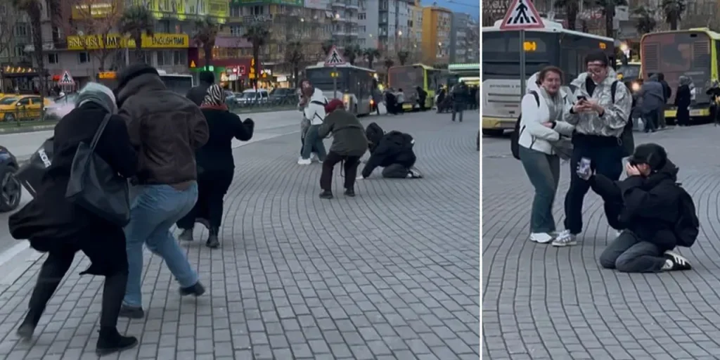 Vento di 75 km/h a Bursa: cittadini si proteggono da pericoloso lodos