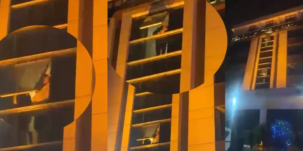 Incendio in hotel di cinque piani a Bursa: cinque persone salvate