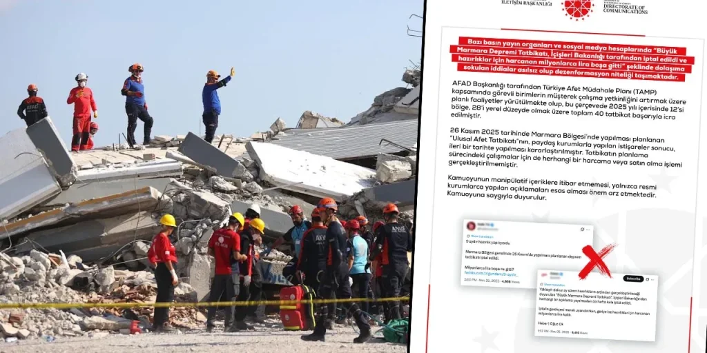 Esercizio sismico della Marmara non annullato, ma posticipato