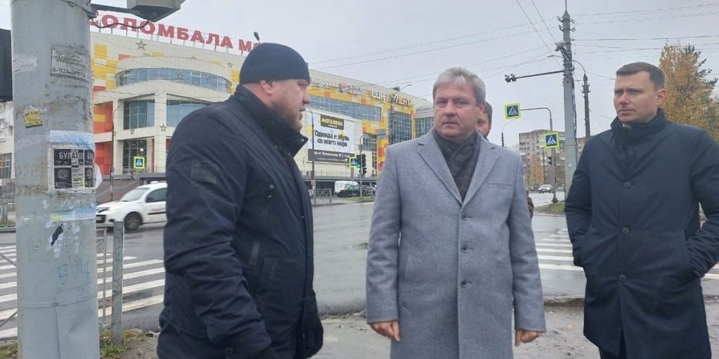 Глава Архангельска проверил результаты ремонта дорог в Соломбале