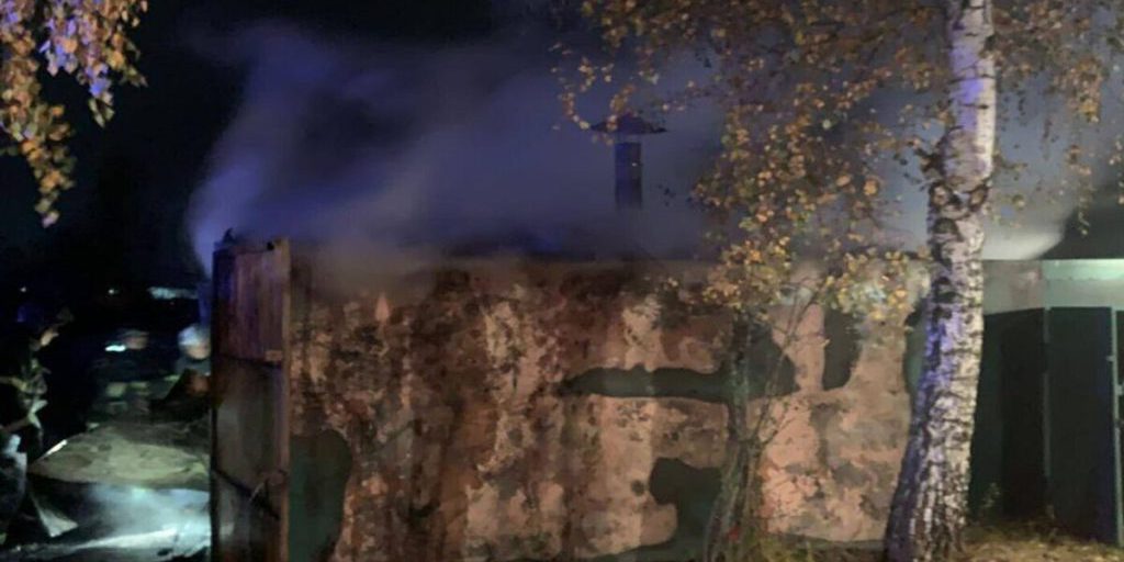 В Тульской области оперативно потушили баню в садоводстве