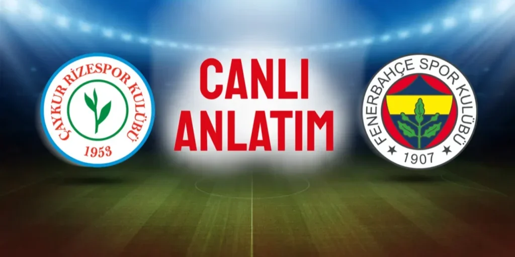 Fenerbahçe in trasferta contro Çaykur Rizespor nella tredicesima settimana della Super Lig