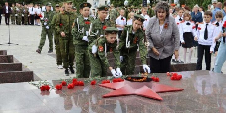 В Чернянском районе школьников посвятили в кадеты