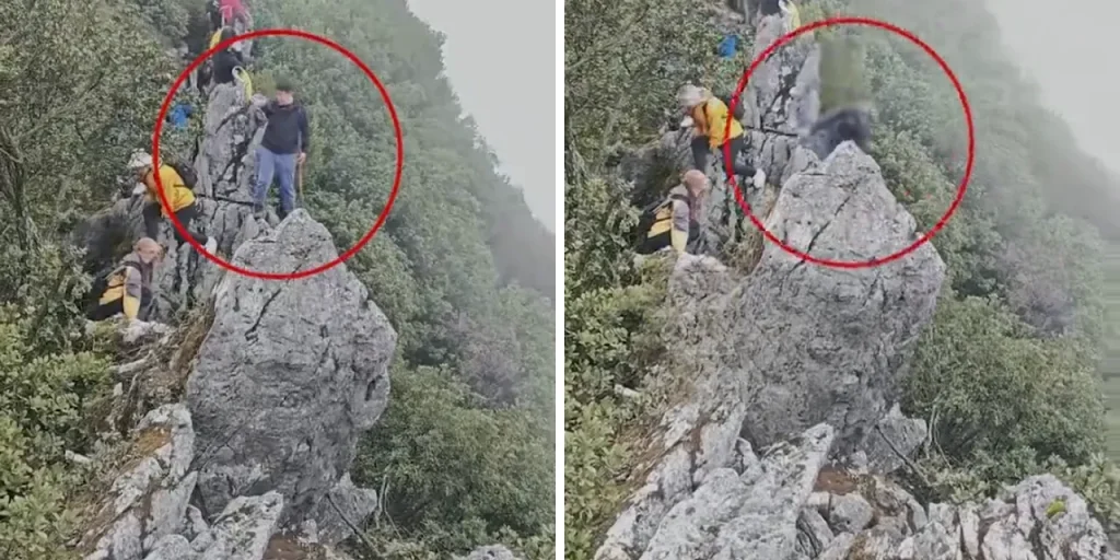 Turista cade da 40 metri di precipizio mentre scatta foto, senza feriti