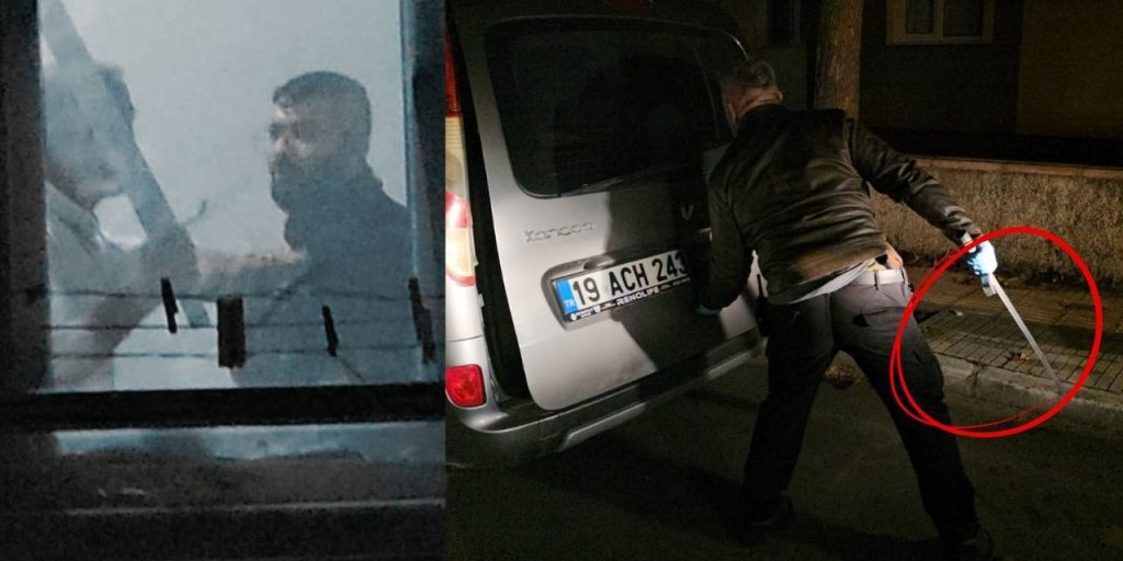 Çorum'da arkadaşına dehşet dolu anlar yaşattı! Kılıçla rehin alıp tehditler yağdırdı