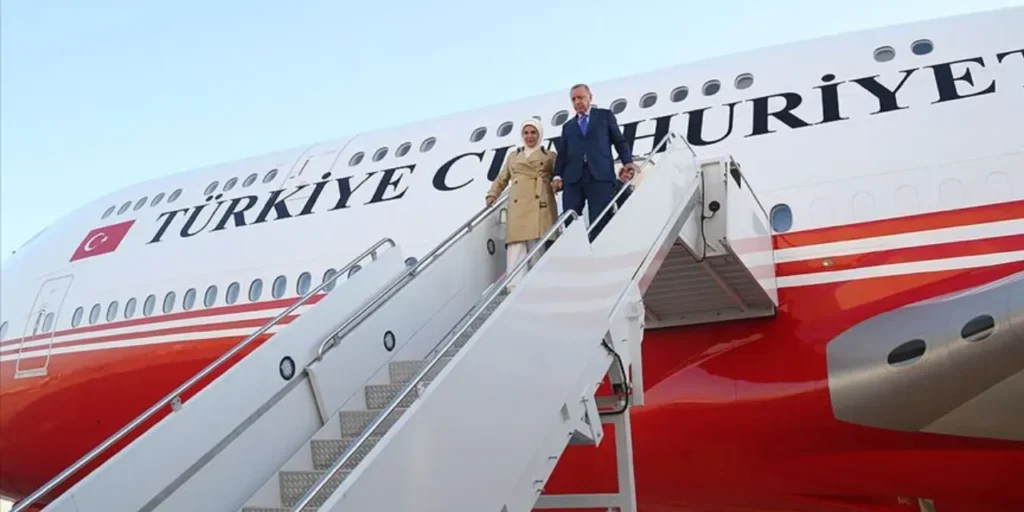 Presidente Erdoğan in Sudafrica per il vertice G20 a Johannesburg