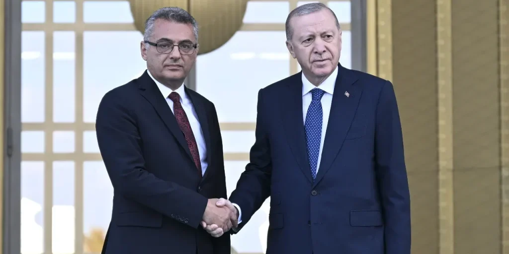Incontro tra il Presidente della Turchia e il Presidente della Repubblica Turca di Cipro del Nord ad Ankara per rafforzare la cooperazione e l'amicizia tra i due paesi