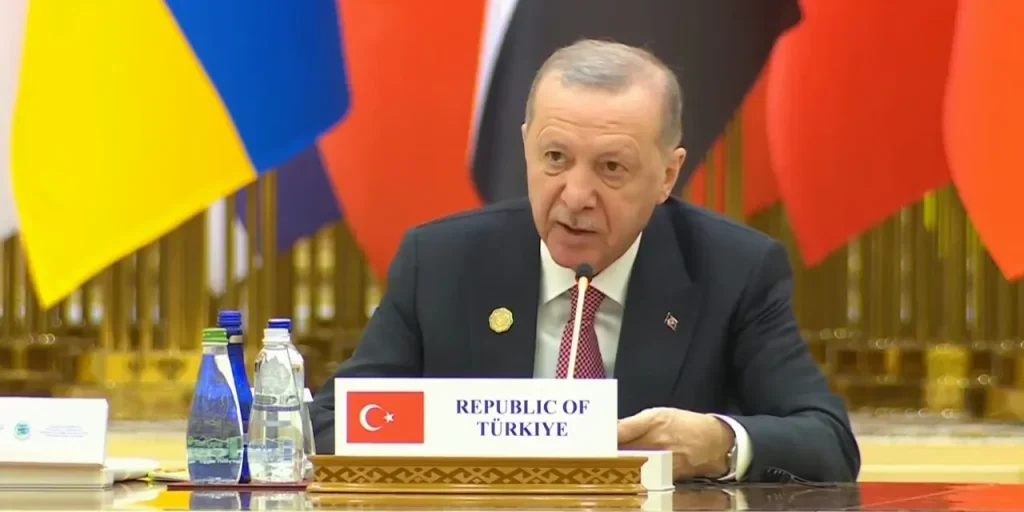 Presidente Erdoğan al Forum Internazionale per la Pace: Priorità sul cessate il fuoco a Gaza e sull’aiuto ai bisognosi