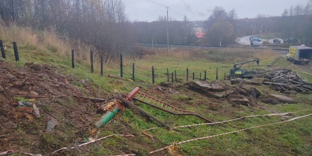 В Онежском округе строят новую лестницу по программе «Комфортное Поморье»