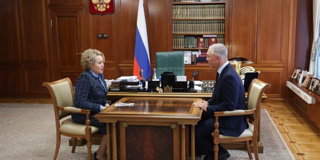 Губернатор Херсонской области встретился с председателем Совета Федерации