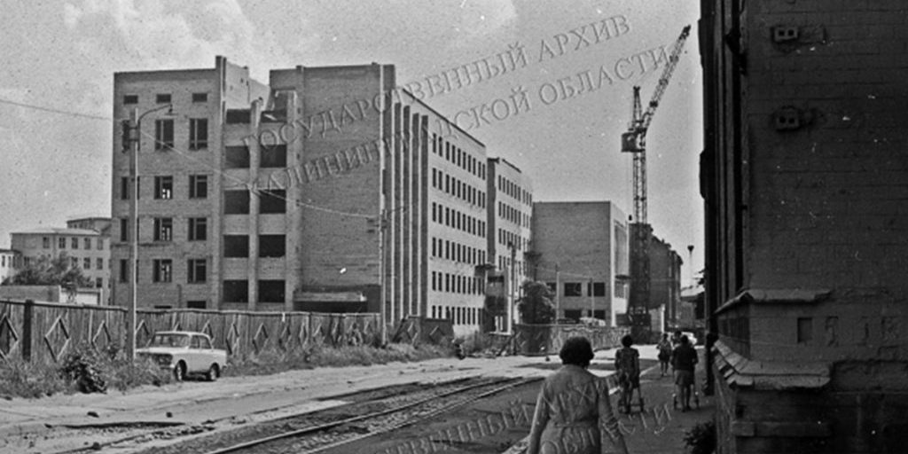 Калининградский архив напомнил вид со стройки корпусов областной больницы в 1970