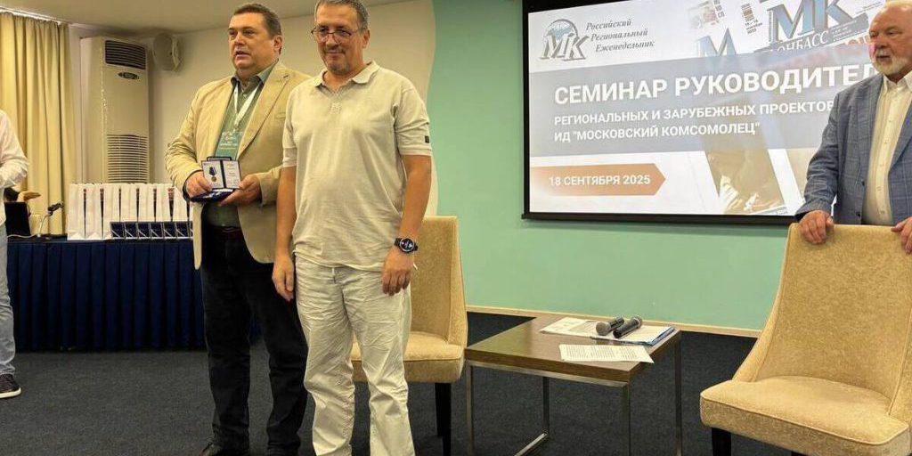 Главный редактор «МК в Казани» награжден почетным знаком Союза журналистов России