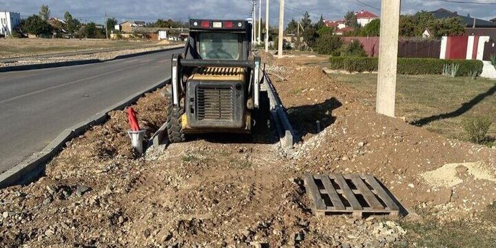 В Евпатории продолжается реконструкция городских дорог