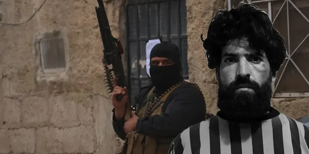 Arresto di Abu Omar Tayba, sospetto governatore di Damasco di ISIS, con giubbotti esplosivi