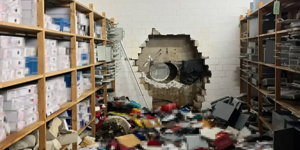 Furto di grandi dimensioni in banca di Gelsenkirchen: ladri entrati da una fessura sottraggono migliaia di casse