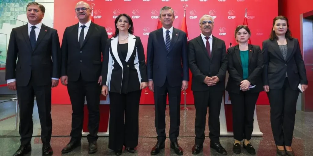 Delegazione DEM Parti visita il presidente della CHP