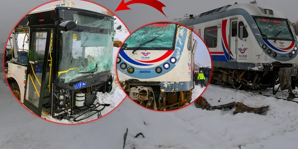 Incidente a Diyarbakır: autobus comunale collide con treno passeggeri, conducente ferito