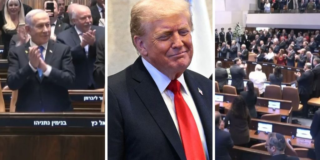 Trump, İsrail Meclisi'nde: Yeni bir Orta Doğu'nun şafağındayız!