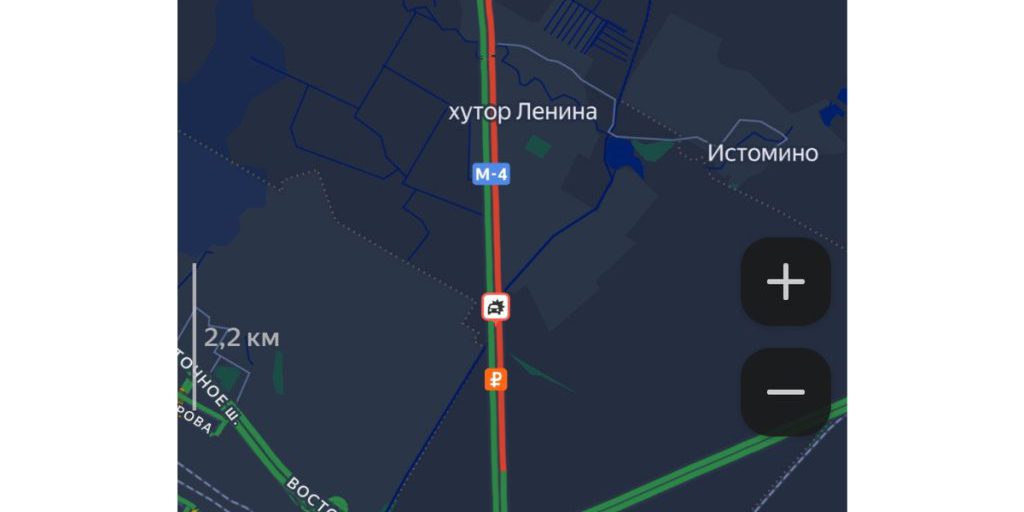 На трассе Ростовской области из-за ДТП с КамАзом образовалась гигантская пробка