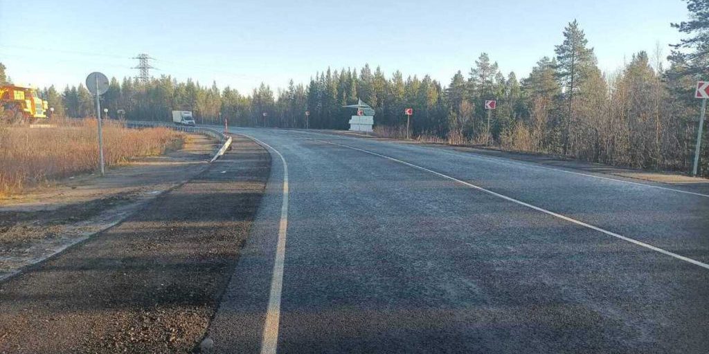Единственную дорогу к Оленегорску привели в порядок