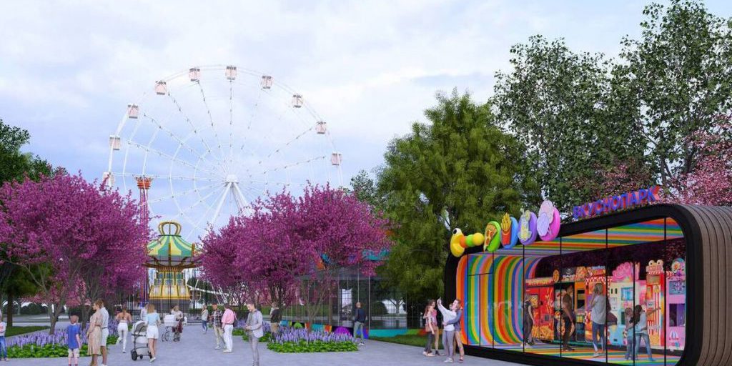 На юге Волгограда создадут парк с автодромом и колесом обозрения