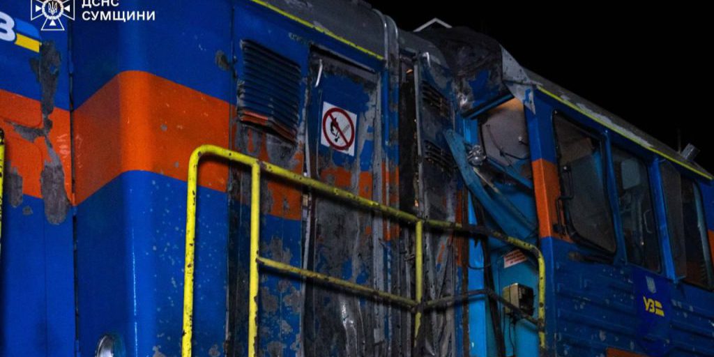Russia attacks railway station in Sumy overnight, injuring three people