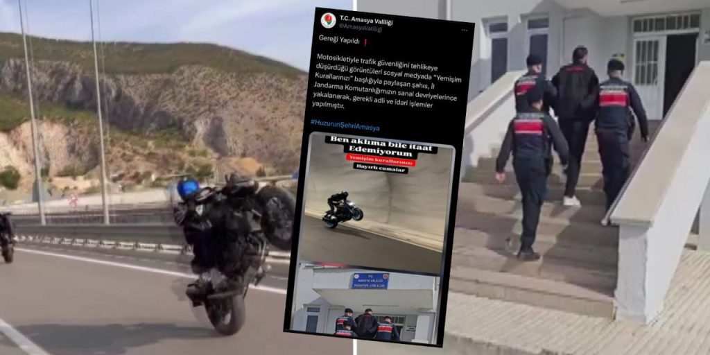 Emniyete kafa tutup trafiği tehlikeye atınca 'gereği yapıldı'! "Yemişim kurallarınızı" paylaşımıyla haddini aştı