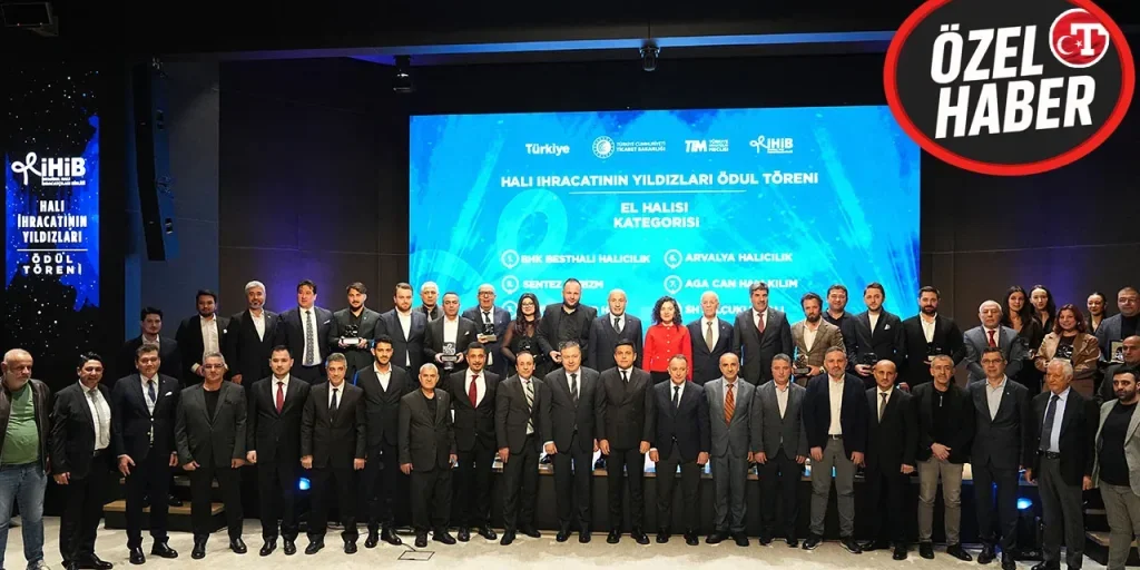 Associazione di Istanbul premia le aziende che hanno aumentato le esportazioni di tappeti turchi