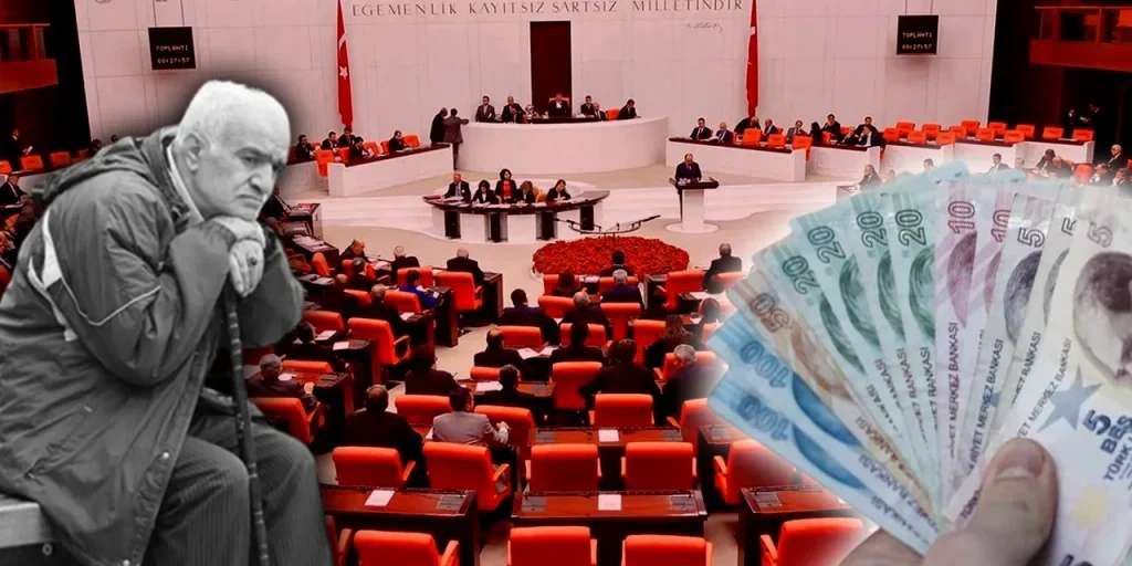 Turchia: proposta di legge per aumentare la pensione più bassa del 18,60 % a 20.000 lira